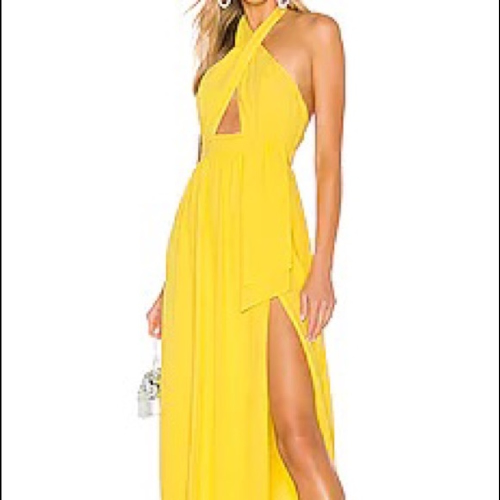 Majorelle Andromeda Gown in Yellow